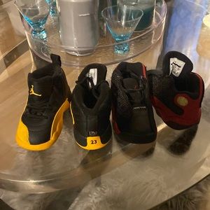 2 pairs of Jordan 23s